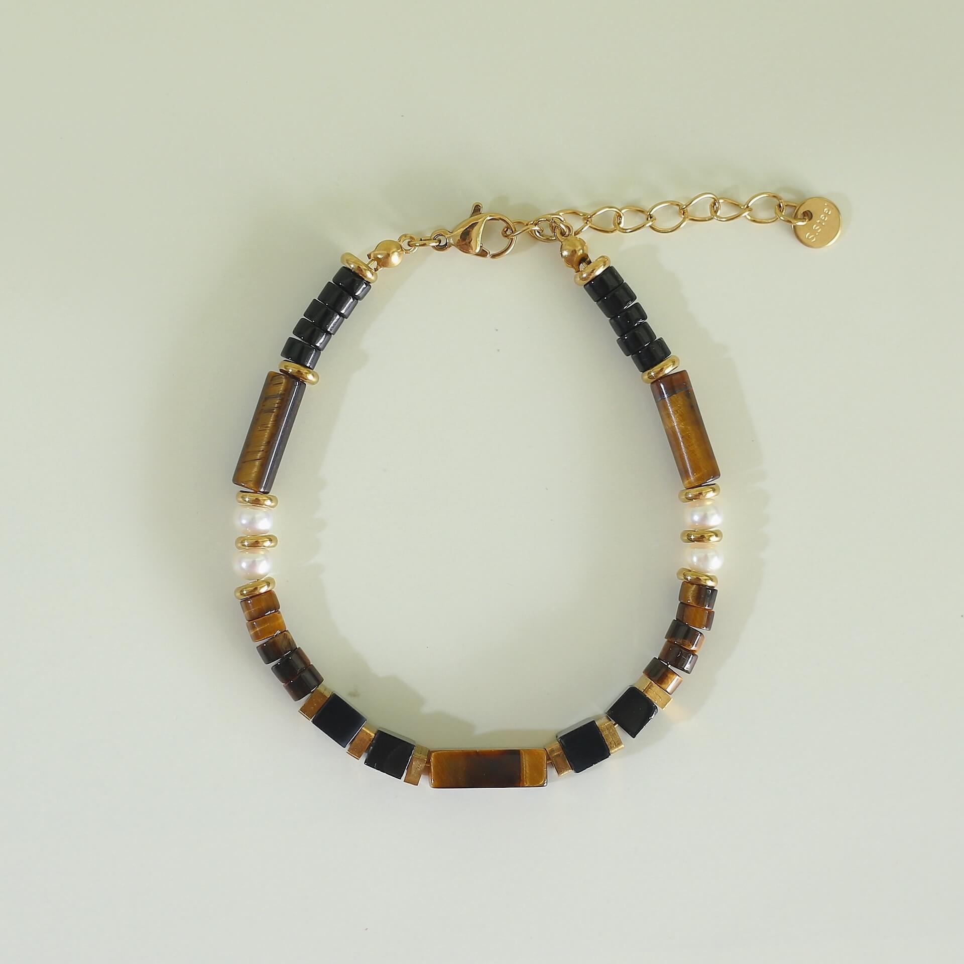 Bold Horizon Tiger’s Eye Bracelet